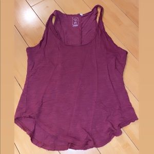 Maroon super soft tank top